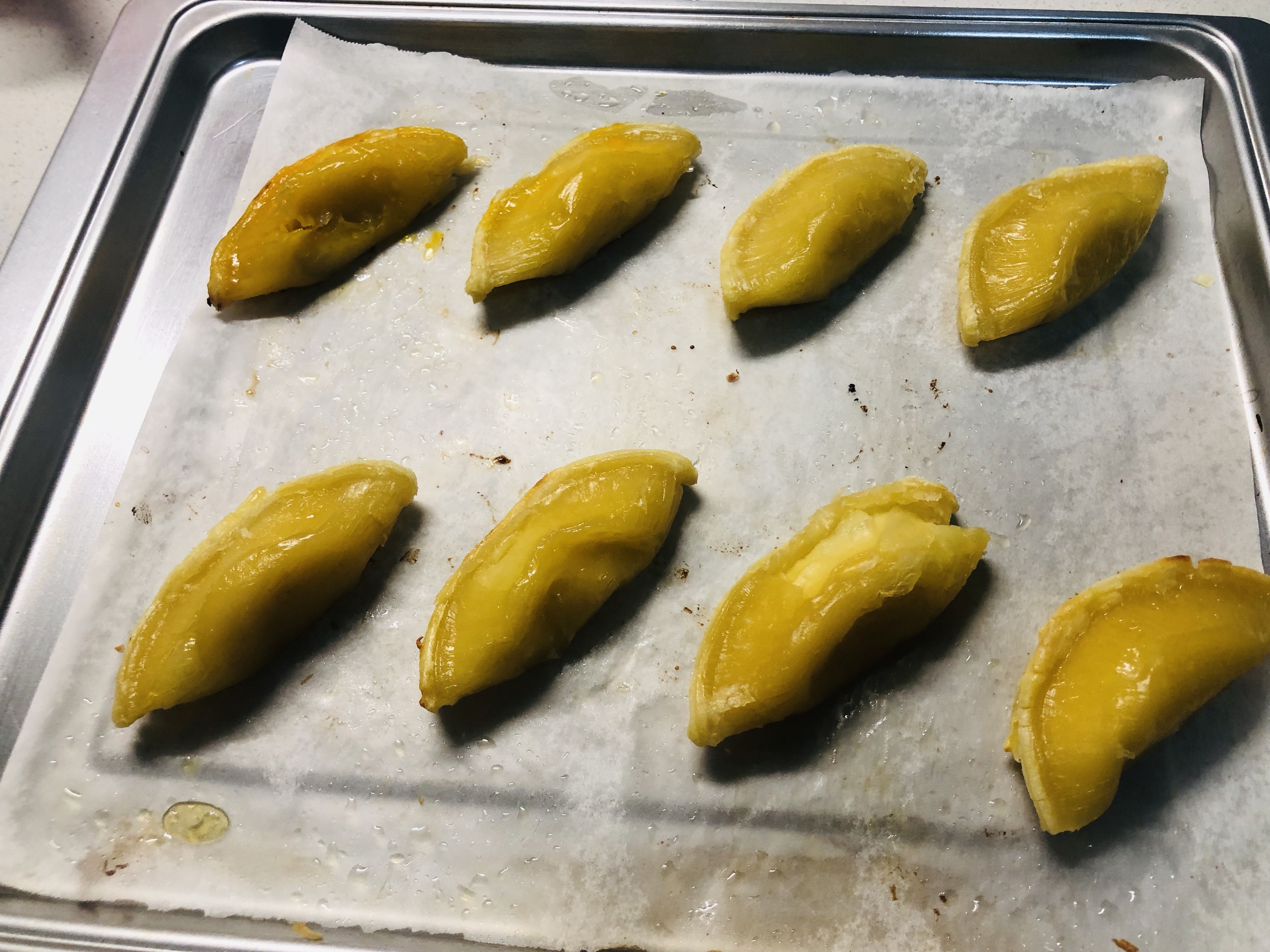 超简单蛋挞皮版榴莲酥的做法 步骤10