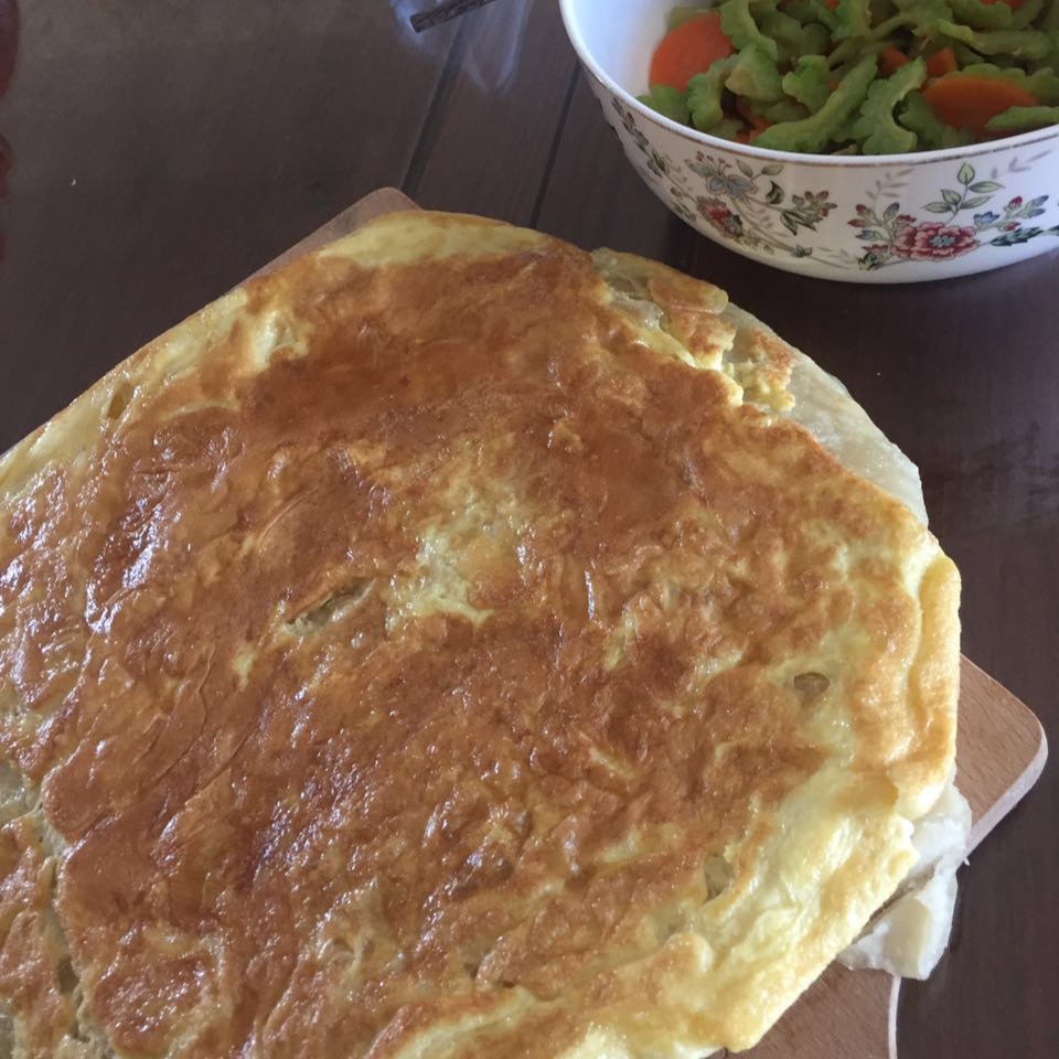 鸡蛋沾饼