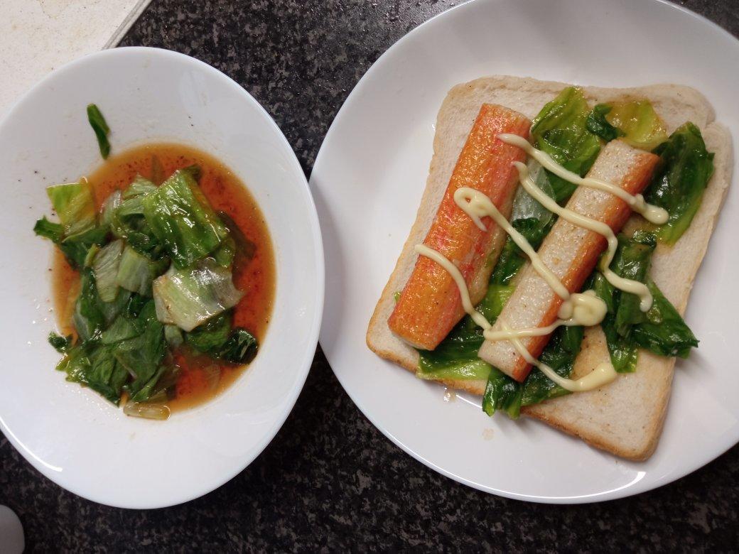 孜然蟹棒辣炒年糕‼️好吃到允手指