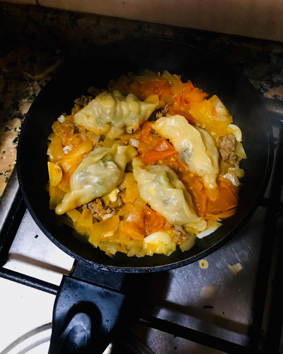 番茄肉酱焗饺子【健康一锅端】不用烤箱