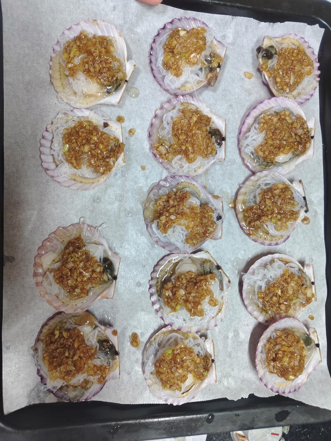 蒜蓉粉丝扇贝（烤箱版）