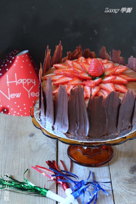 红红火火巧克力蛋糕Chocolate Cake的做法
