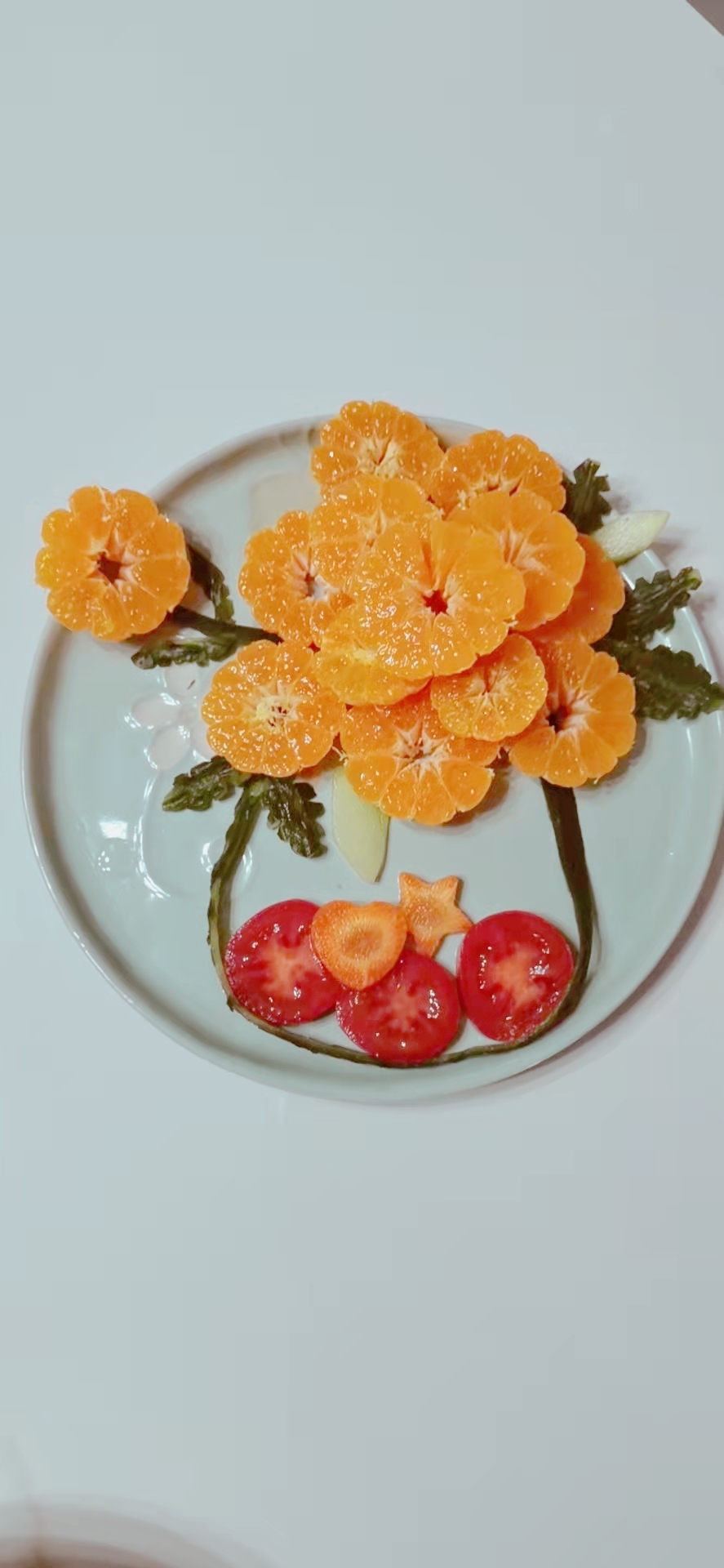 桔子水果拼盘
