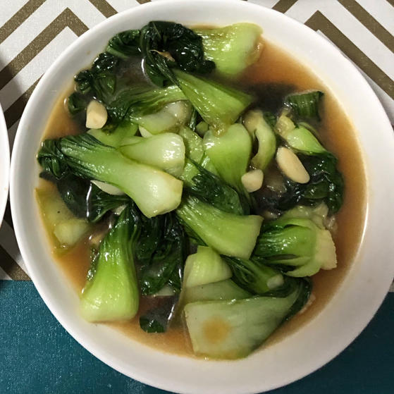 yuyuyu做的78蚝油上海青要多吃蔬菜哦