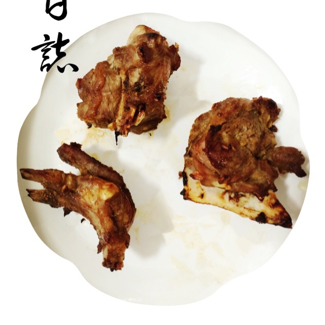 孜然蒜香烤羊腿