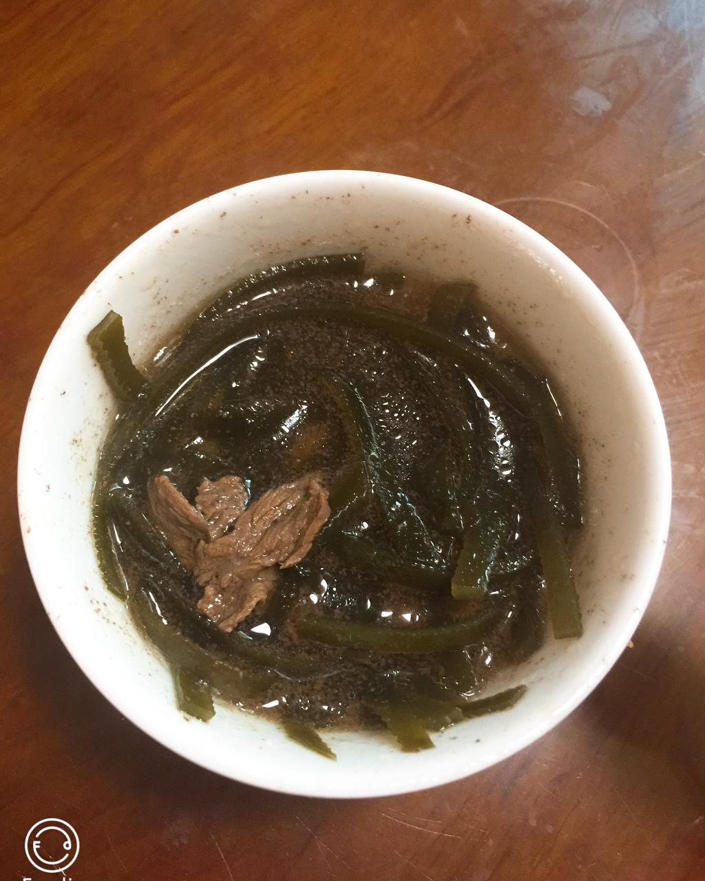 不好喝负法律责任的韩式海带汤