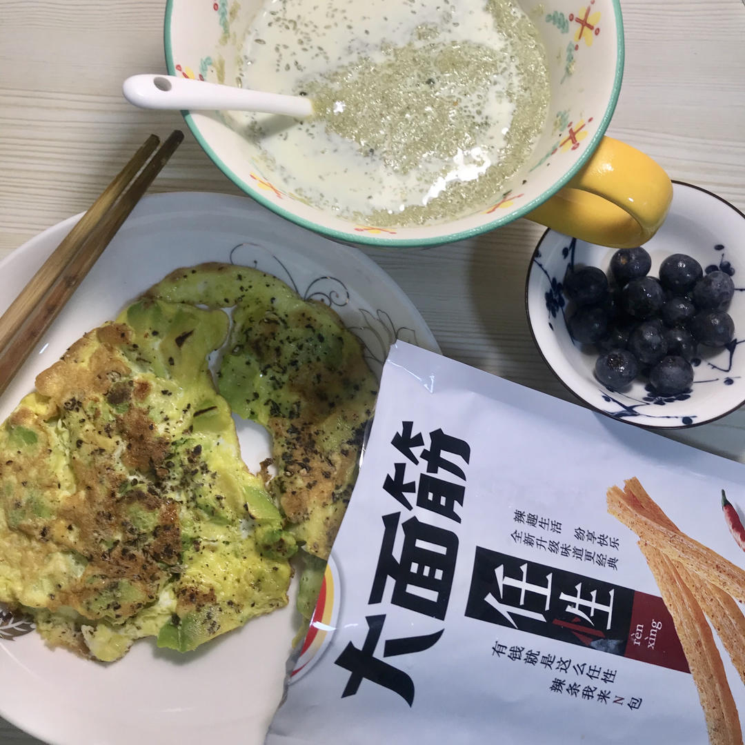 生酮简易早餐-牛油果煎蛋