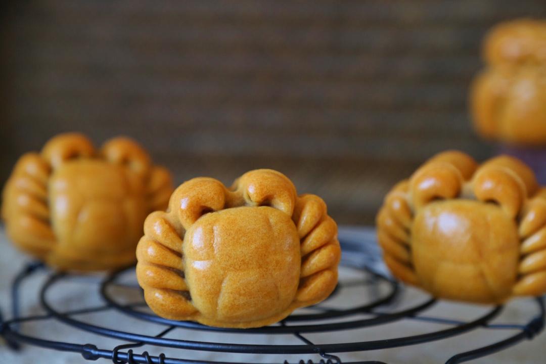 五福临门之五仁福袋月饼