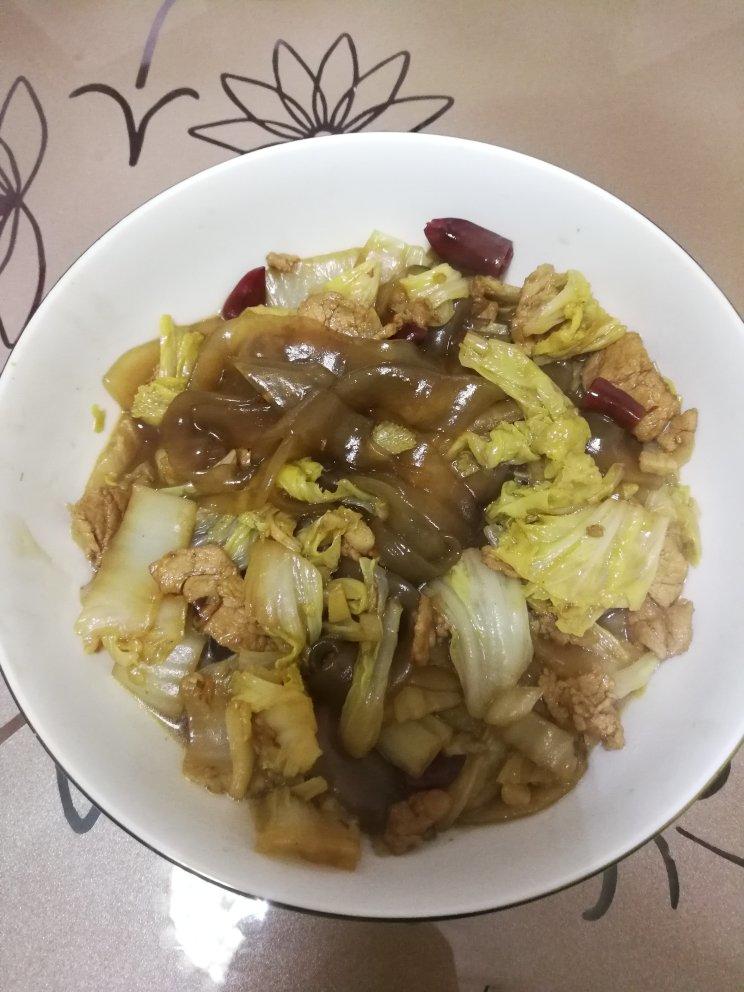 冬日下饭菜猪肉白菜炖粉条