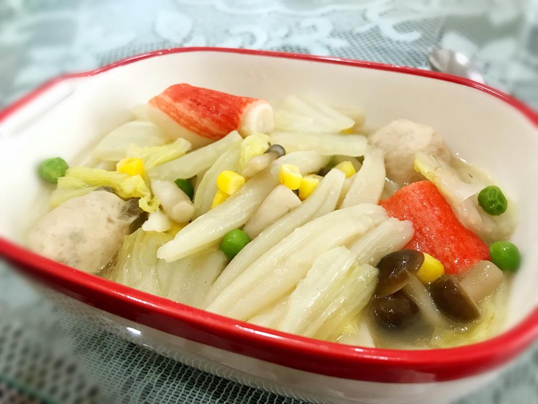 安琪儿_3做的蔬菜面疙瘩