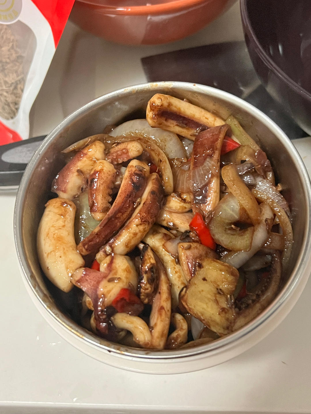 洋葱爆炒鱿鱼