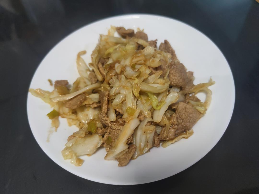 超香的猪肉手撕包菜（大火速炒 包菜清脆）