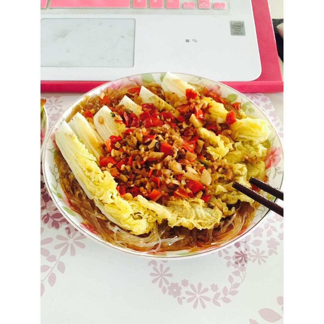 蒜蓉粉丝娃娃菜