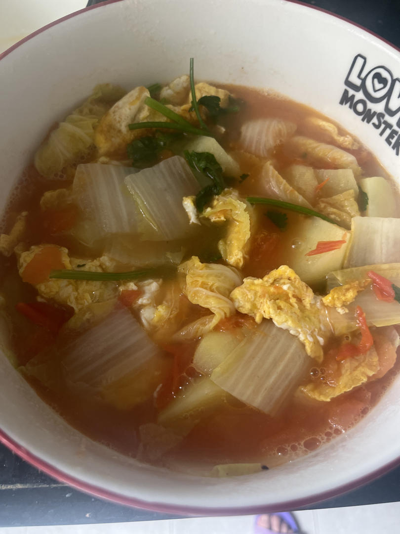 西红柿土豆汤（可口零失败）