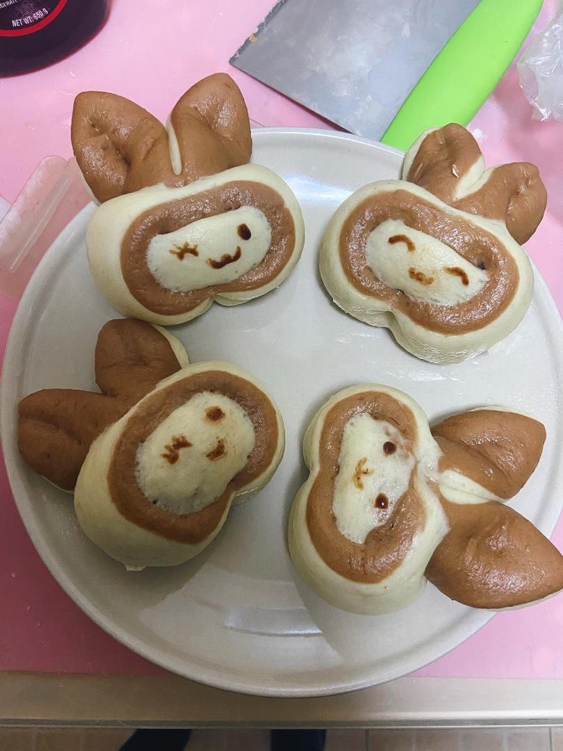卡通兔子馒头