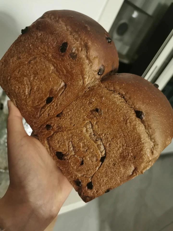奶油巧克力吐司