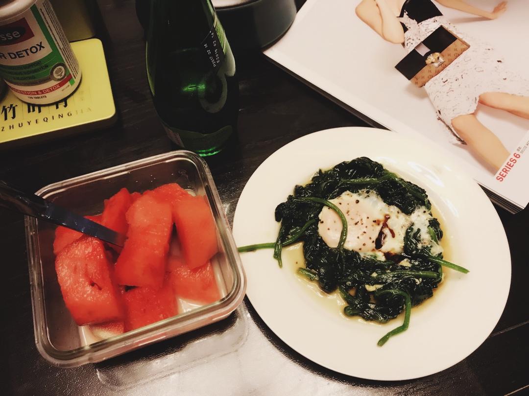 【低卡快手】菠菜烘蛋