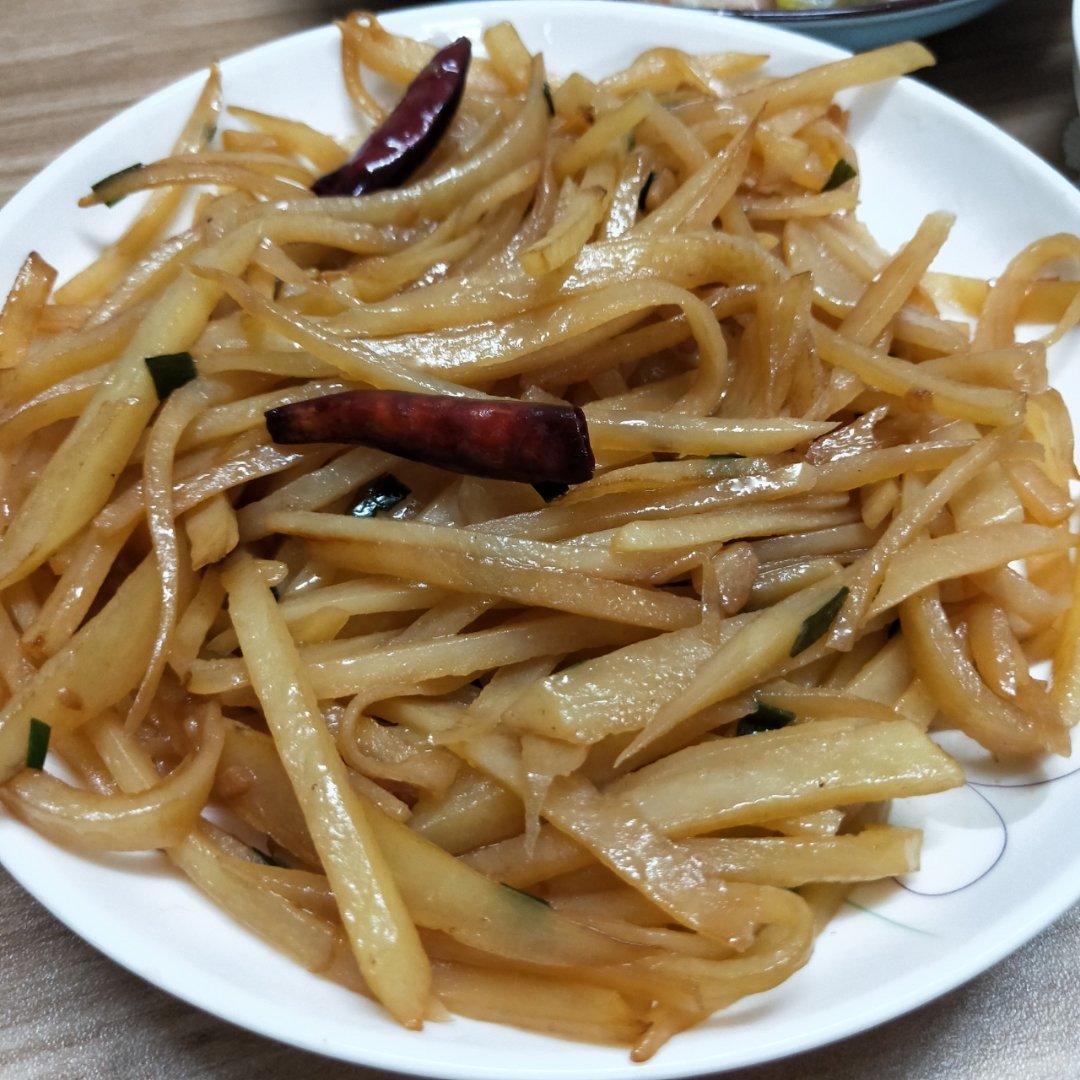 🌶️5分钟搞定“酸辣土豆丝”超级好吃开胃