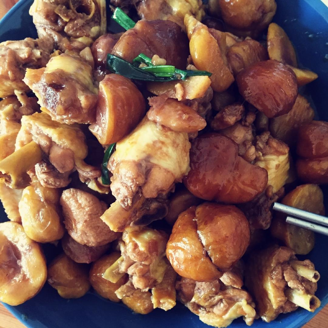 板栗烧鸡