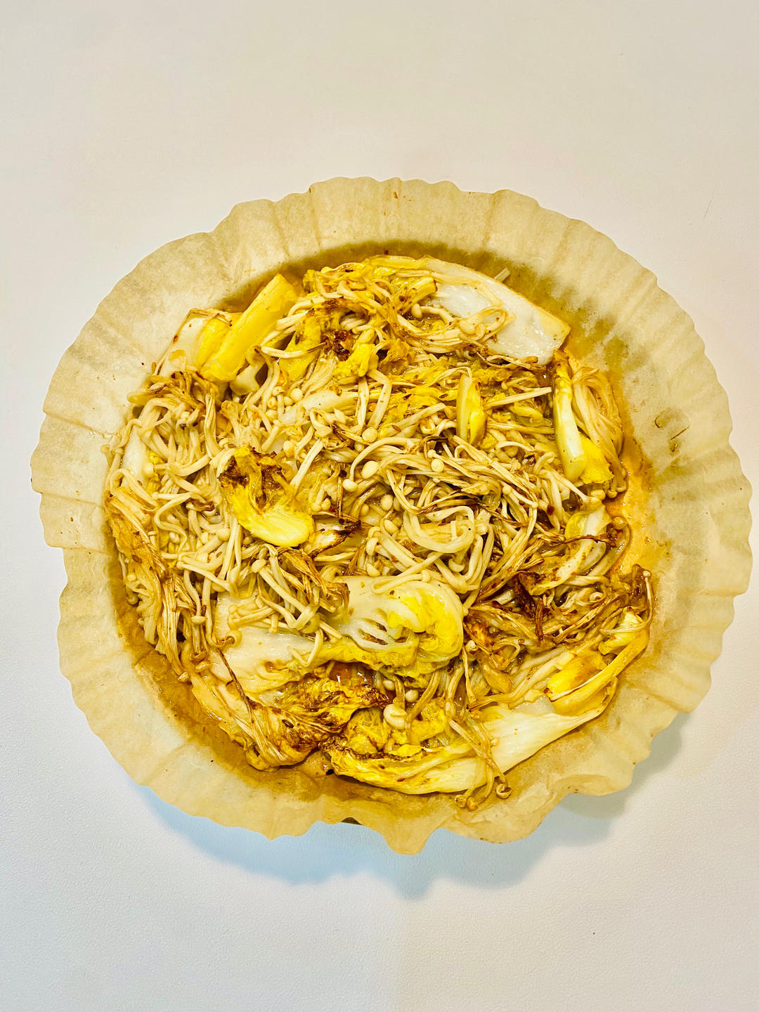 【减脂宵夜】捞汁烤金针菇｛空气炸锅_超香超好吃😋｝