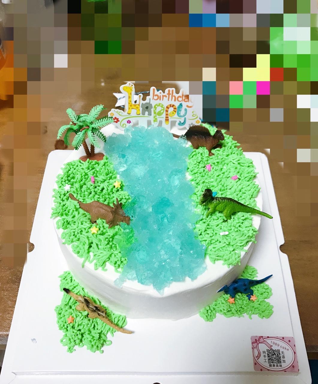 蓝色海洋慕斯