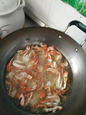 香炒海蟹的做法 步骤2