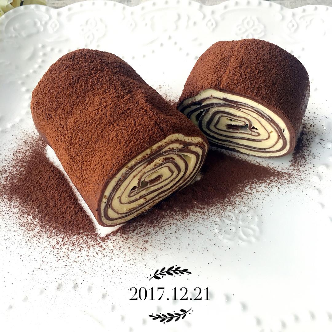 网红食谱│抹茶毛巾卷