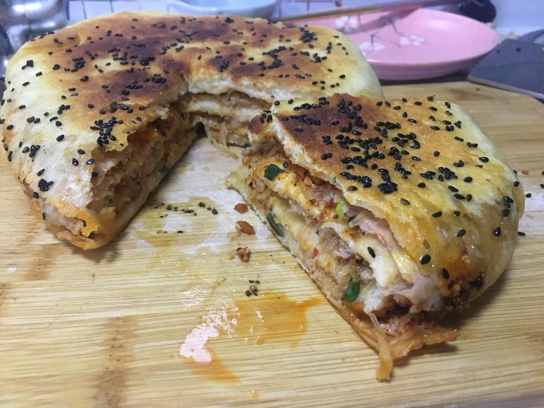 发面肉馅饼的做法