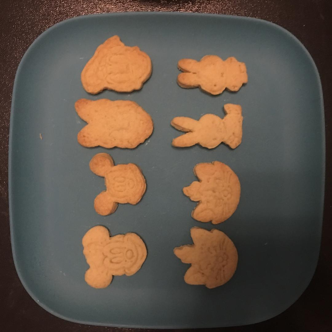 卡通黄油饼干