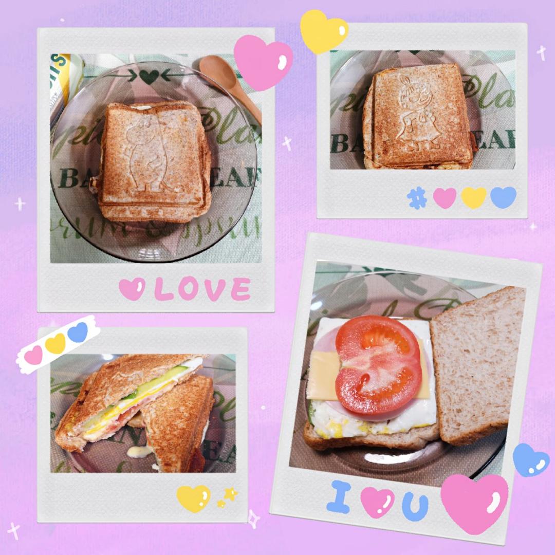 巨简单的Bruno轻食机早餐：烘烤三明治