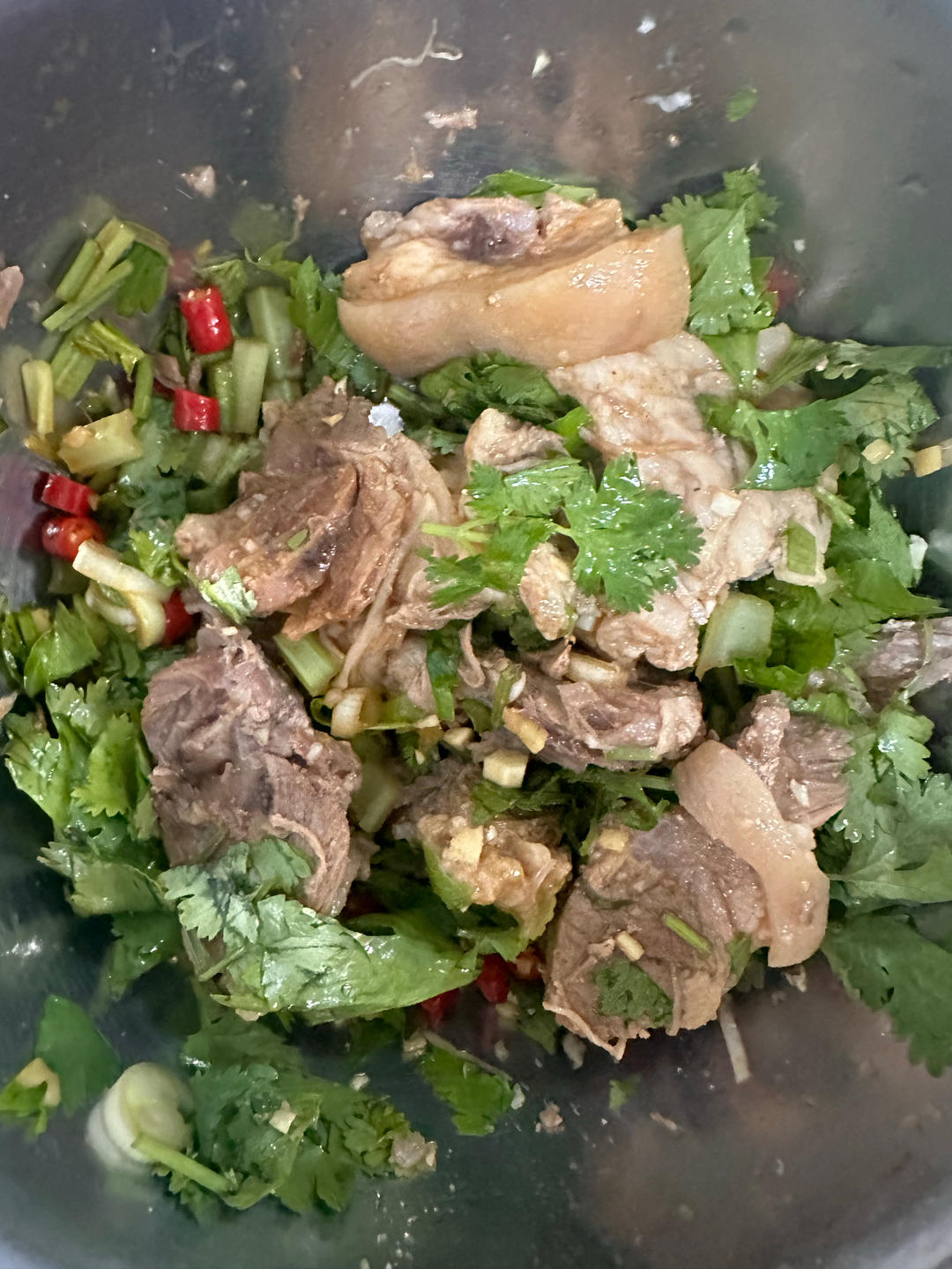 凉拌肘子肉