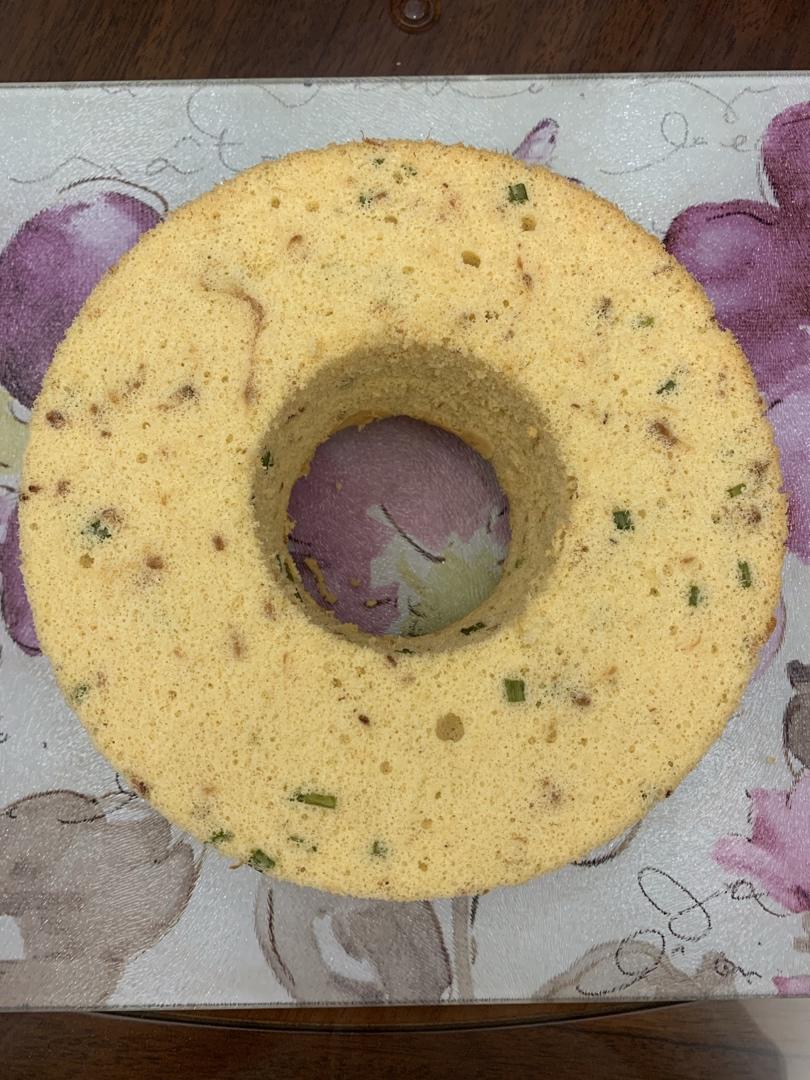 咸香戚风经典——黄金葱香肉松戚风