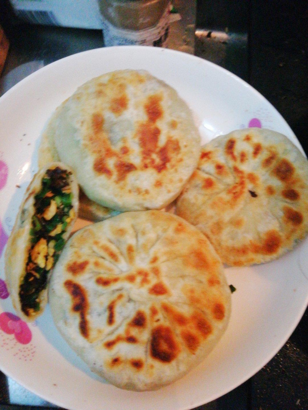 韭菜鸡蛋馅饼