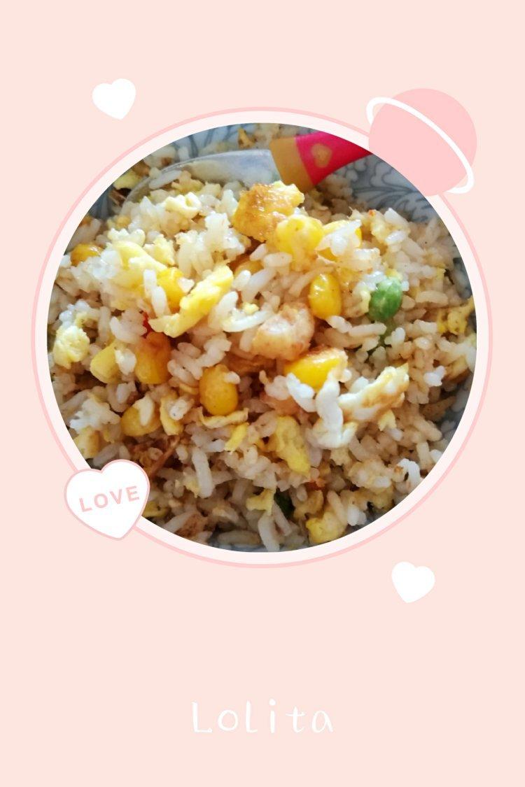 比王刚做的还好吃的黄金蛋炒饭粒粒分明颗颗饱满