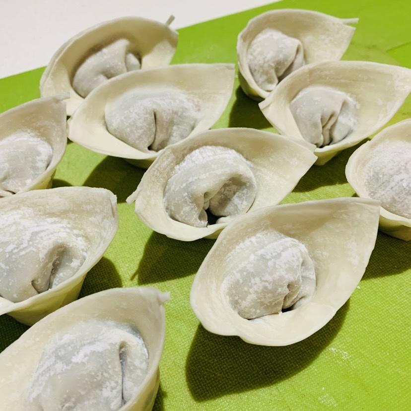 牛肉菠菜胡萝卜 大馅儿馄饨 不爱吃菠菜星人的福音