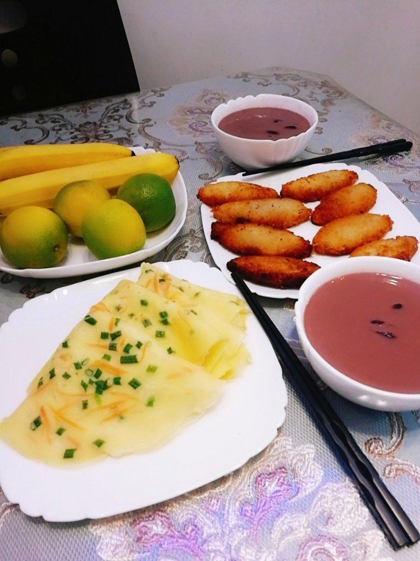 简单快手蔬菜鸡蛋煎饼