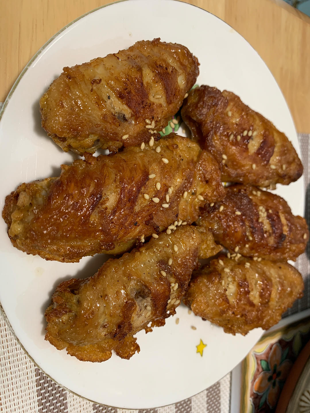 椒盐鸡翅，超好吃，太下饭了