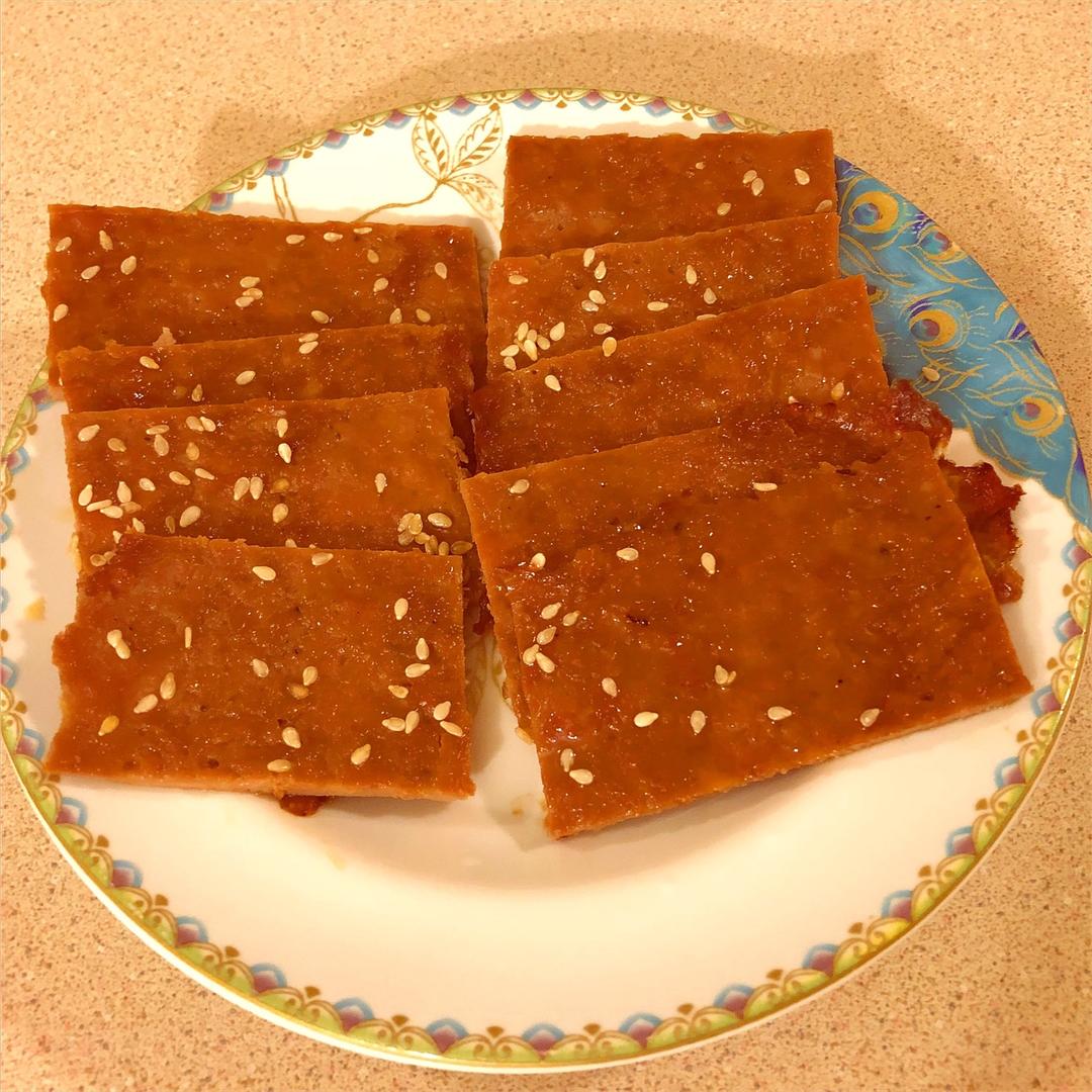 【蜜汁猪肉脯】