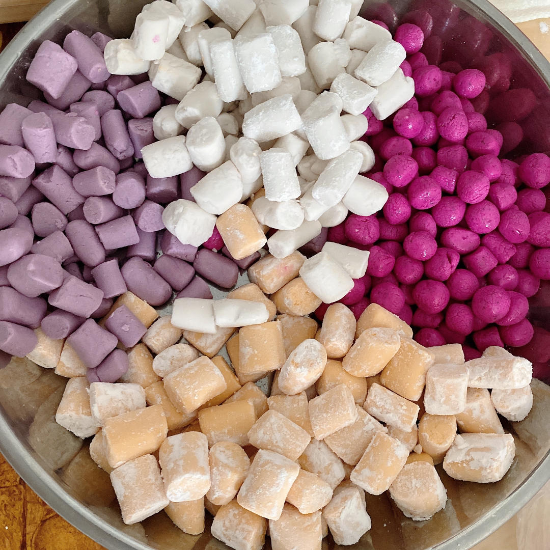 0失败火龙果芋圆，烧仙草必备。