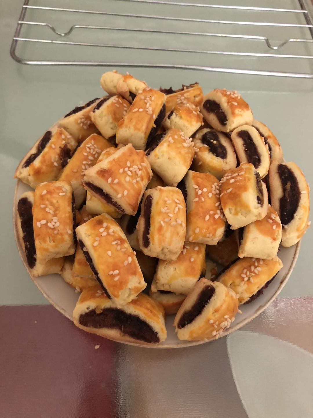 酥脆可口的豆沙一口酥