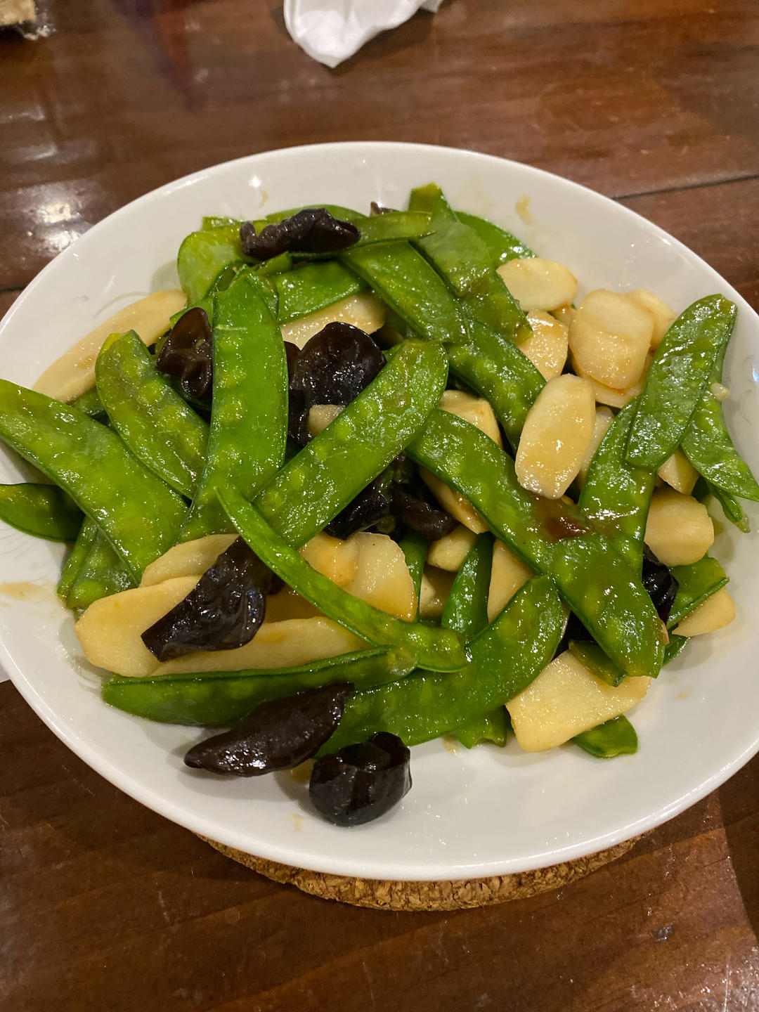 荷兰豆炒山药