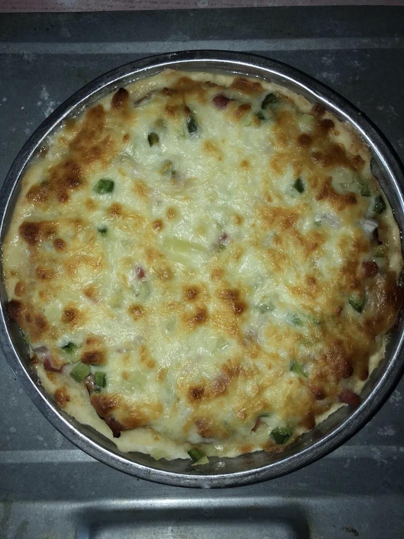 儿子说比BSK好吃的披萨（含披萨酱、饼底做法）