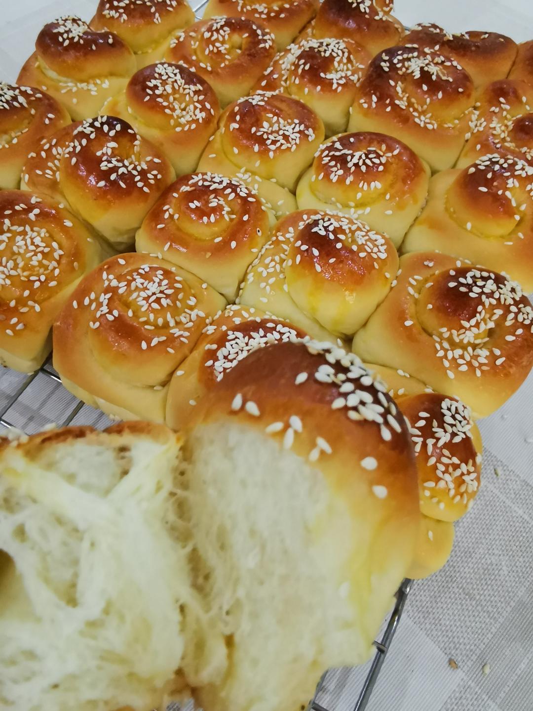 纯奶手撕吐司的做法 步骤1