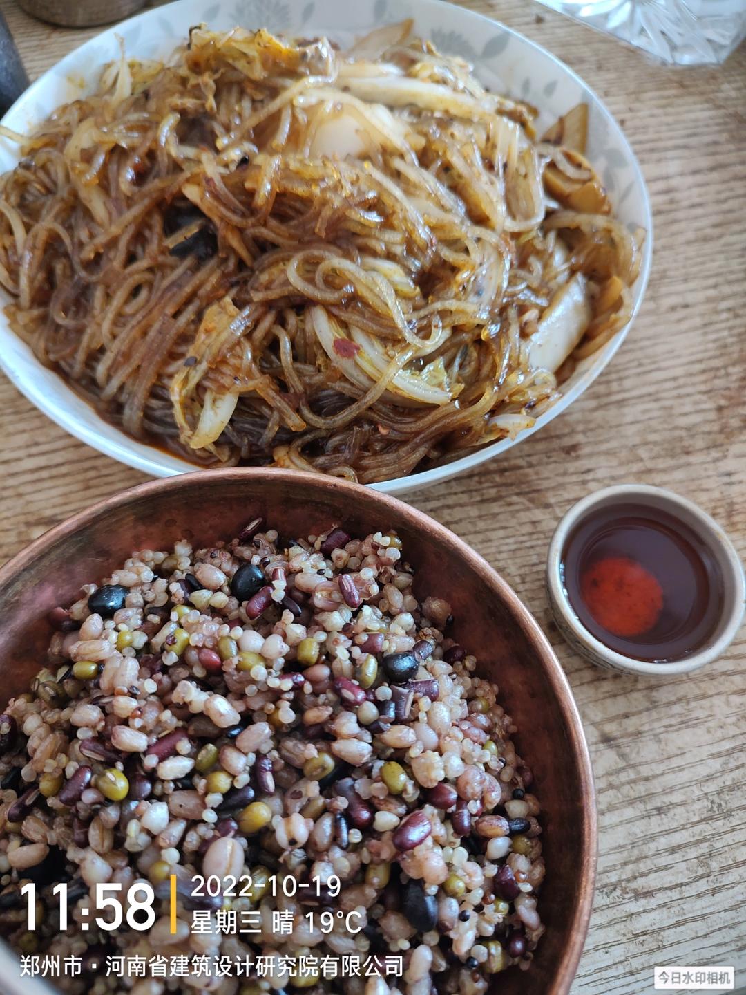 素白菜烩粉条