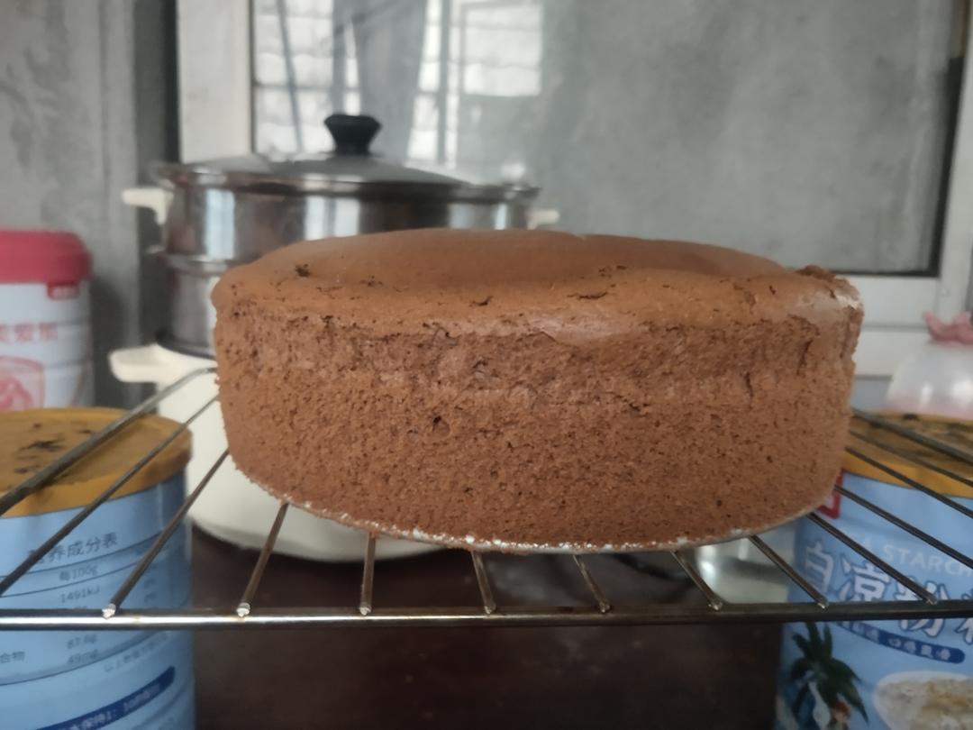 8寸可可戚风蛋糕