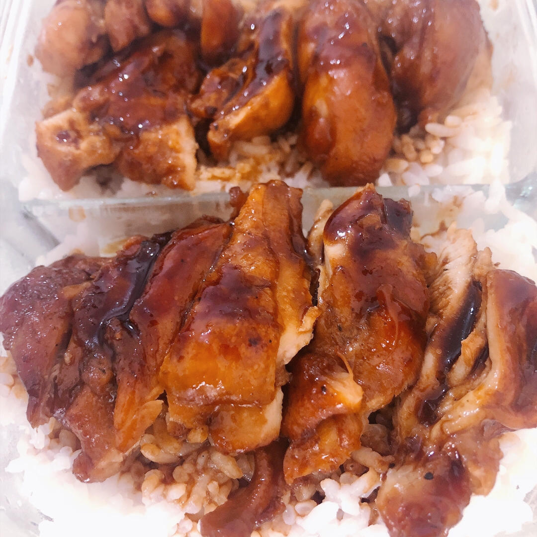 照烧鸡腿饭