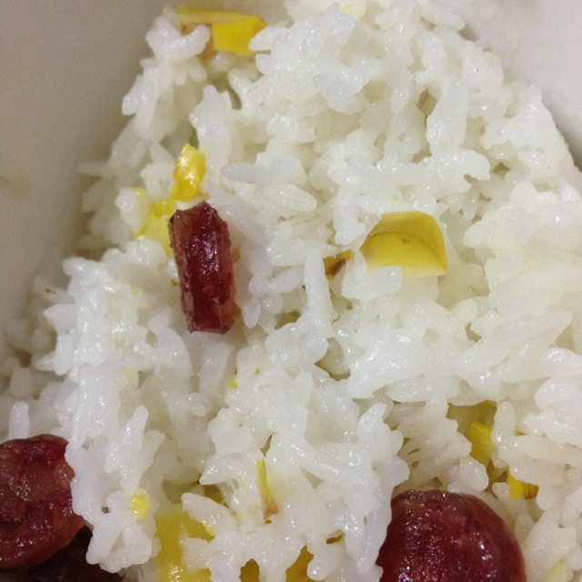 腊肠栗子饭