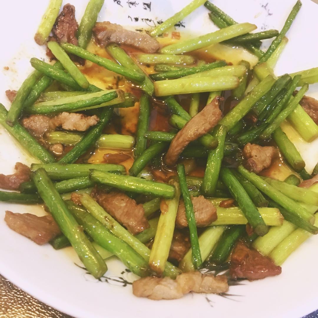 蒜薹炒肉