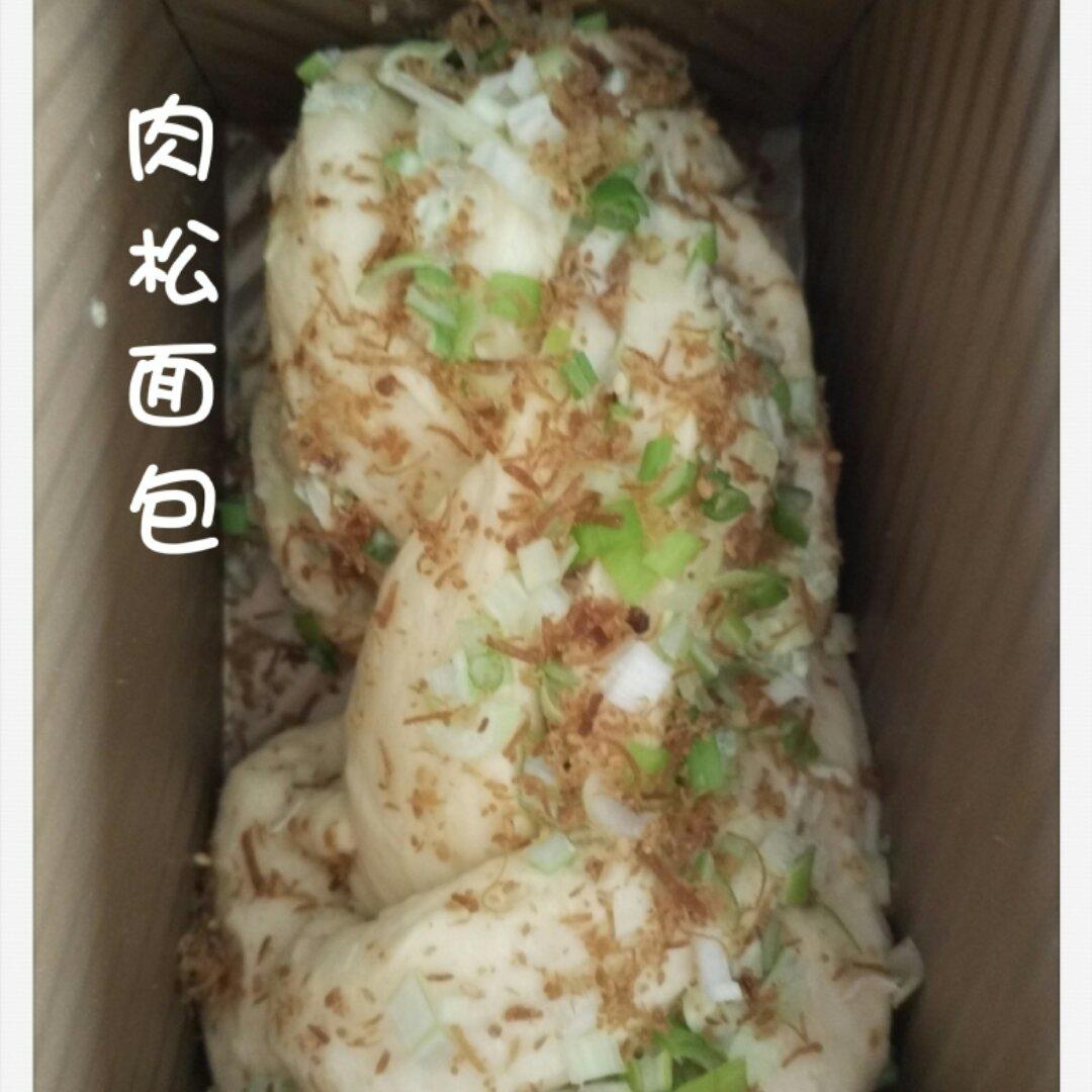 香葱肉松手撕吐司