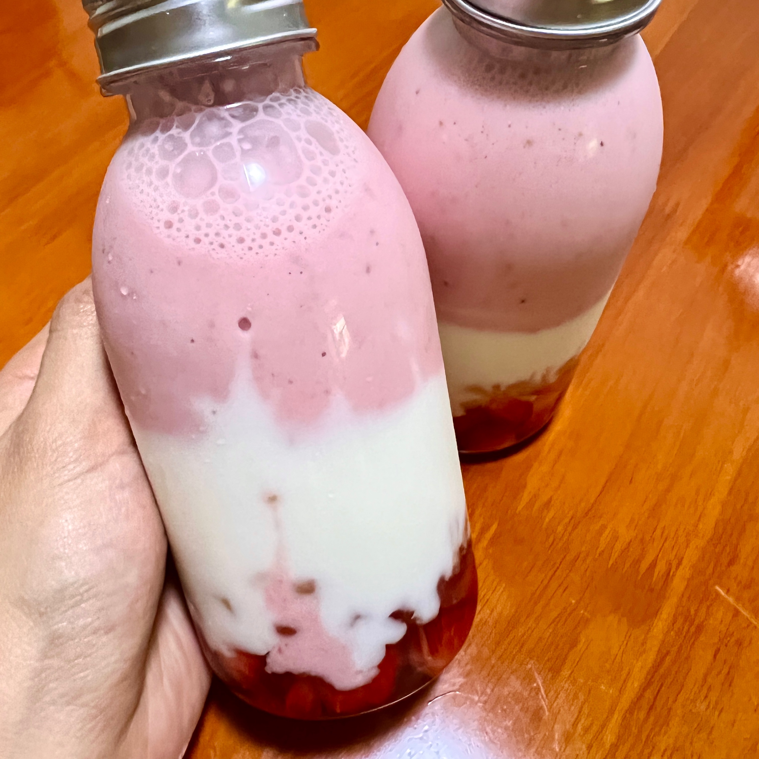 🍓草莓波波酸奶的做法